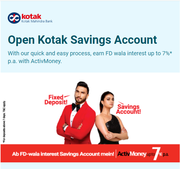 kotak bank saving account